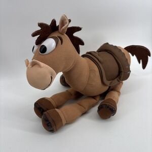Disney Pixar Toy Story Movie Plush Bullseye Horse 15" Thinkway Toys Sound Works